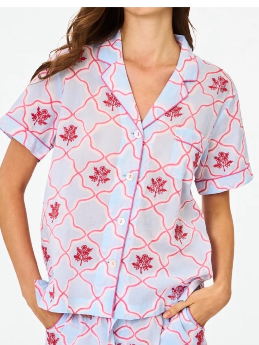 Roller rabbit pajama top